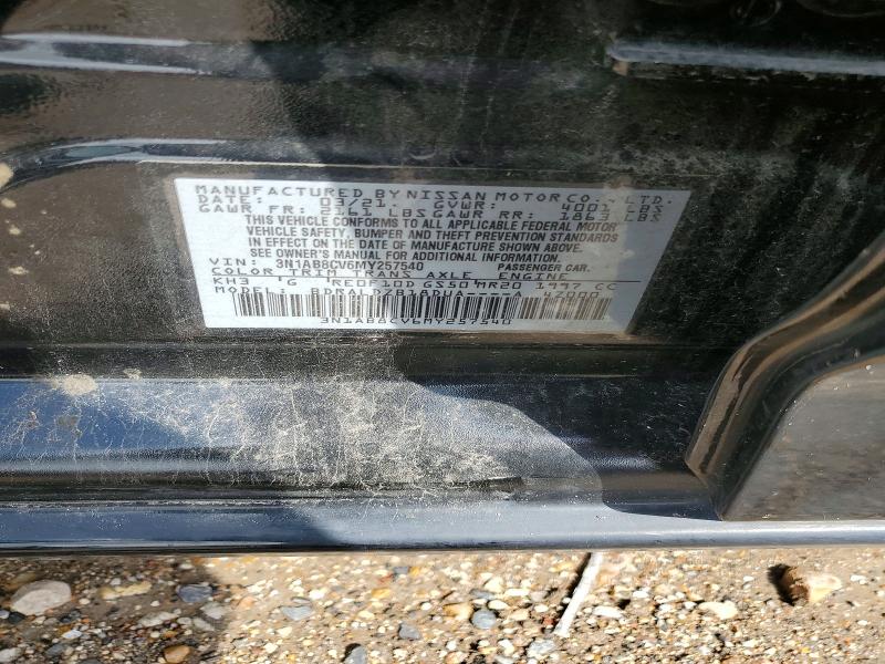 Aukcja sprzedaży 2021 Nissan Sentra, vin: 3N1AB8CV6MY257540, numer aukcji: 50681036