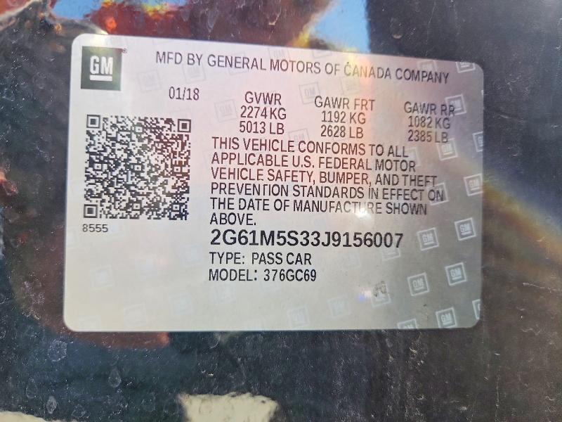 Продаж на аукціоні авто 2018 Cadillac Xts, vin: 2G61M5S33J9156007, номер лоту: 50137826