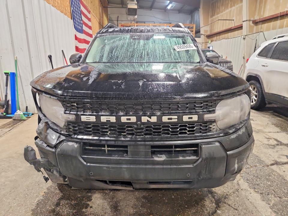 49509426 :رقم المزاد ، 3FMCR9CN1SRF40289 vin ، 2025 Ford Bronco Sport مزاد بيع