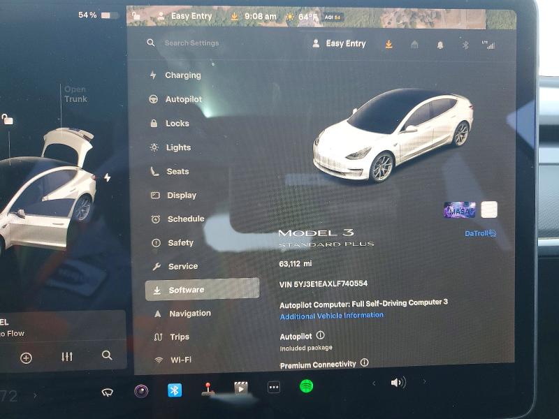 Aukcja sprzedaży 2020 Tesla Model 3, vin: 5YJ3E1EAXLF740554, numer aukcji: 45702486