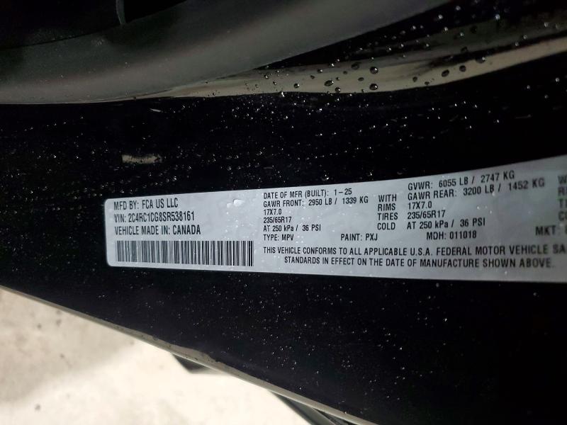 Продаж на аукціоні авто 2025 Chrysler Voyager, vin: 2C4RC1CG8SR538161, номер лоту: 51169516