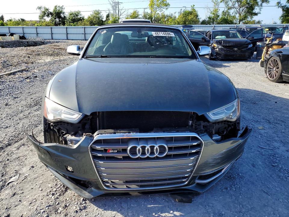 48714886 :رقم المزاد ، WAUCGAFH6FN004185 vin ، 2015 Audi S5 مزاد بيع
