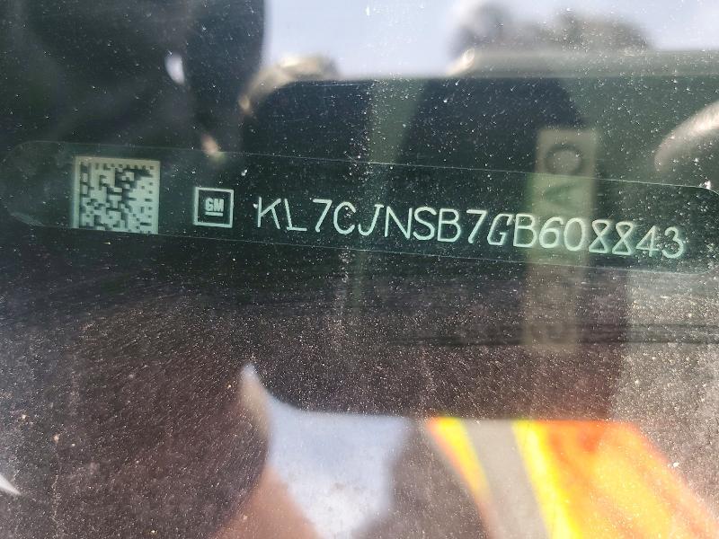 Продаж на аукціоні авто 2016 Chevrolet Trax, vin: KL7CJNSB7GB608843, номер лоту: 50333116