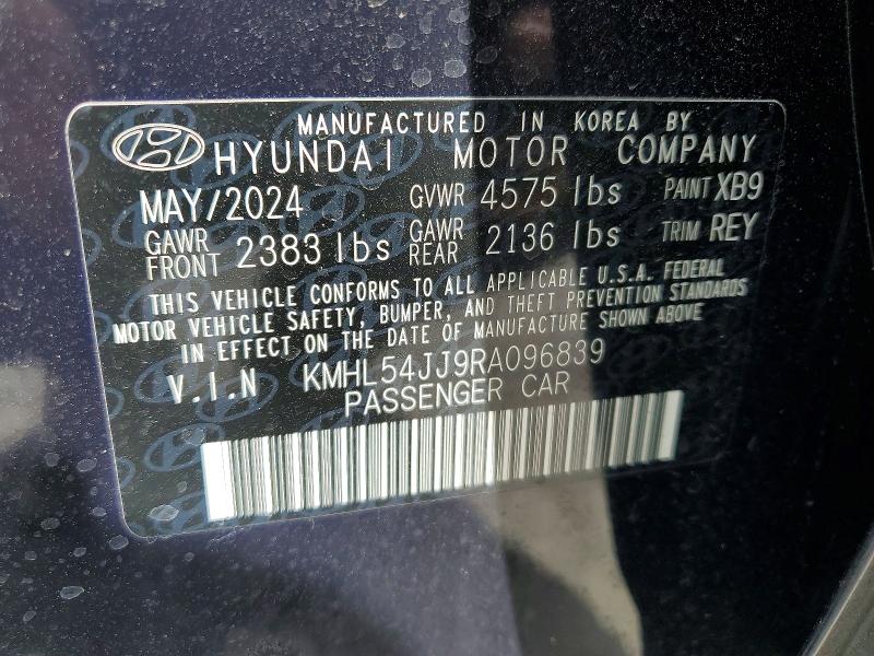 Продажа на аукционе авто 2024 Hyundai Sonata Hybrid, vin: KMHL54JJ9RA096839, номер лота: 51022216