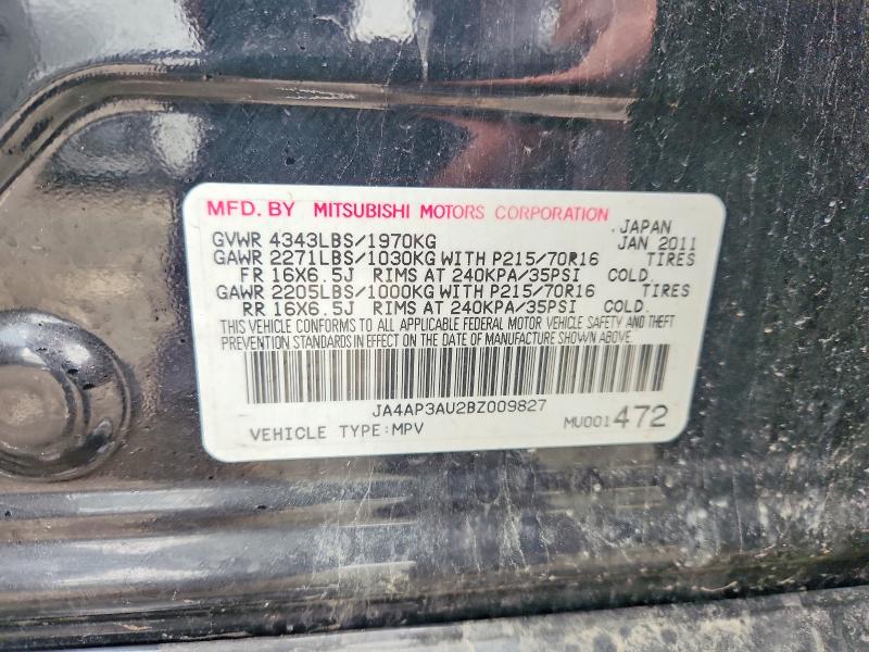 Продаж на аукціоні авто 2011 Mitsubishi Outlander Sport, vin: JA4AP3AU2BZ009827, номер лоту: 48644746