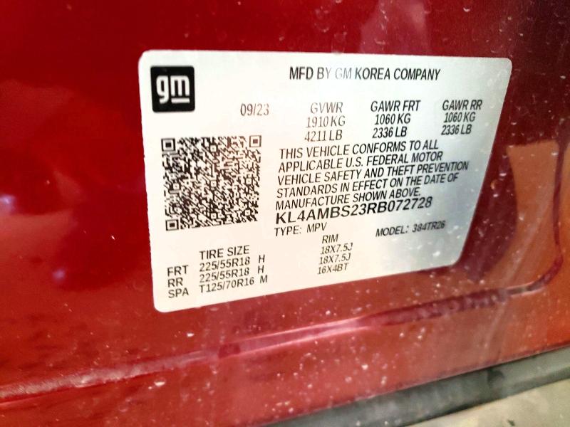 Продаж на аукціоні авто 2024 Buick Encore Gx, vin: KL4AMBS23RB072728, номер лоту: 49827176