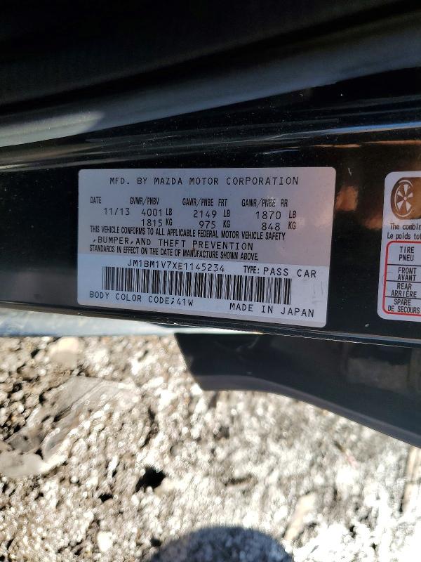 Aukcja sprzedaży 2014 Mazda 3, vin: JM1BM1V7XE1145234, numer aukcji: 51325616