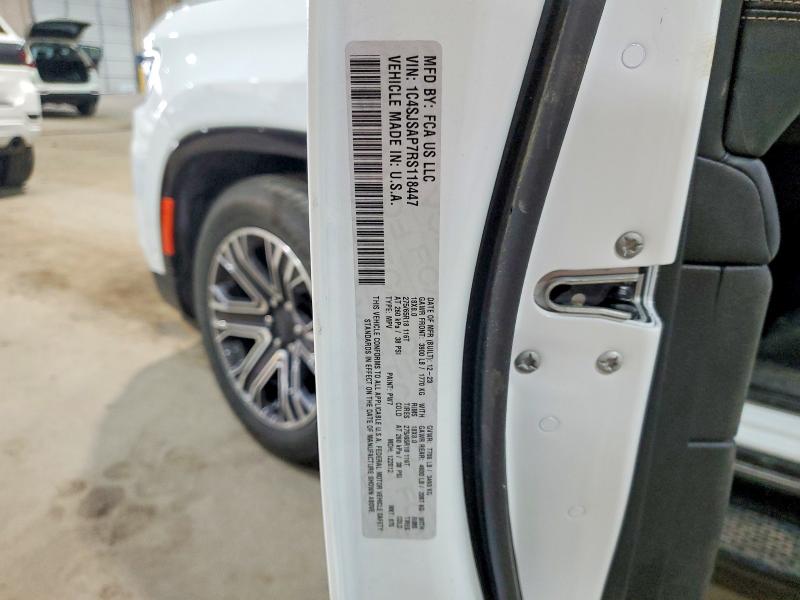 2024 Jeep Wagoneer მანქანა იყიდება აუქციონზე, vin: 1C4SJSAP7RS118447, აუქციონის ნომერი: 50160446