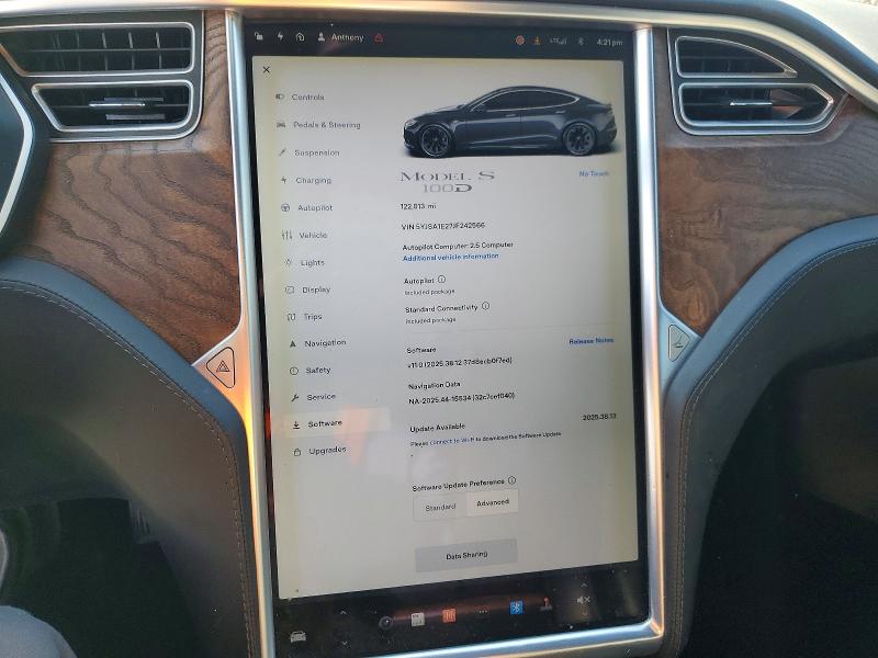 49656526 :رقم المزاد ، 5YJSA1E27JF242566 vin ، 2018 Tesla Model S مزاد بيع