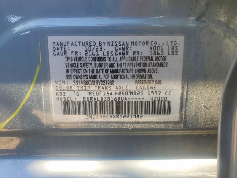 Aukcja sprzedaży 2024 Niss Sentra, vin: 3N1AB8CVXRY227982, numer aukcji: 50914686