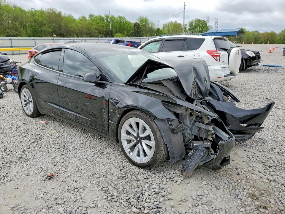2022 Tesla Model 3 მანქანა იყიდება აუქციონზე, vin: 5YJ3E1EB5NF111280, აუქციონის ნომერი: 48600976