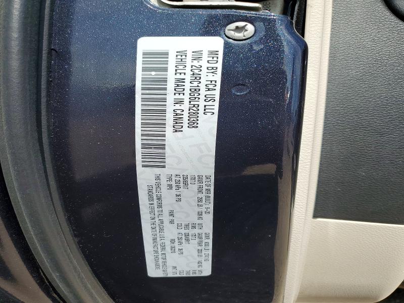 Aukcja sprzedaży 2020 Chrysler Pacifica, vin: 2C4RC1BG6LR280368, numer aukcji: 50800576