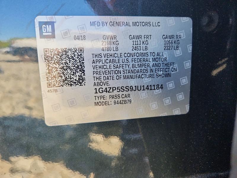 Aukcja sprzedaży 2018 Buick Lacrosse, vin: 1G4ZP5SS9JU141184, numer aukcji: 50292196