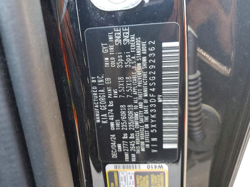 Aukcja sprzedaży 2025 Kia Sportage, vin: 5XYK33DF4SG292362, numer aukcji: 48901416