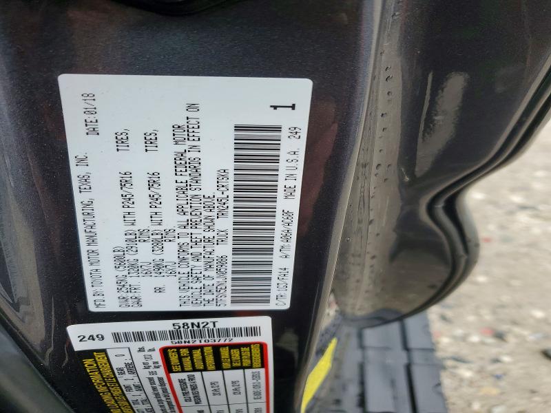 Aukcja sprzedaży 2018 Toyota Tacoma, vin: 5TFSX5EN1JX059086, numer aukcji: 51664956