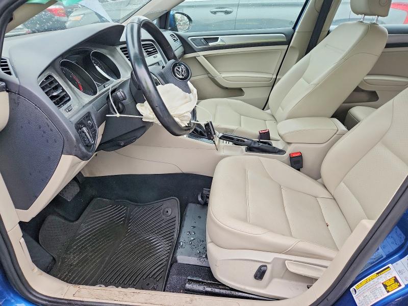 2017 Volkswagen Golf მანქანა იყიდება აუქციონზე, vin: 3VW217AU8HM016422, აუქციონის ნომერი: 46948326