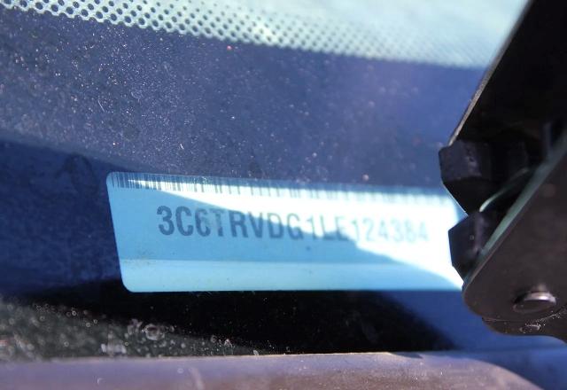 50165156 :رقم المزاد ، 3C6TRVDG1LE124384 vin ، 2020 Ram Promaster 2500 مزاد بيع