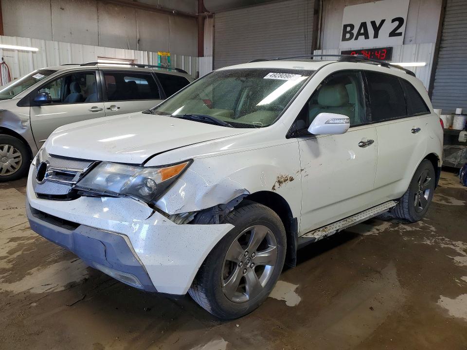 49280966 :رقم المزاد ، 2HNYD28837H519640 vin ، 2007 Acura Mdx مزاد بيع