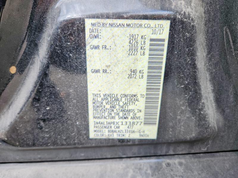Aukcja sprzedaży 2018 Nissan Altima, vin: 1N4AL3AP8JC133877, numer aukcji: 48456866