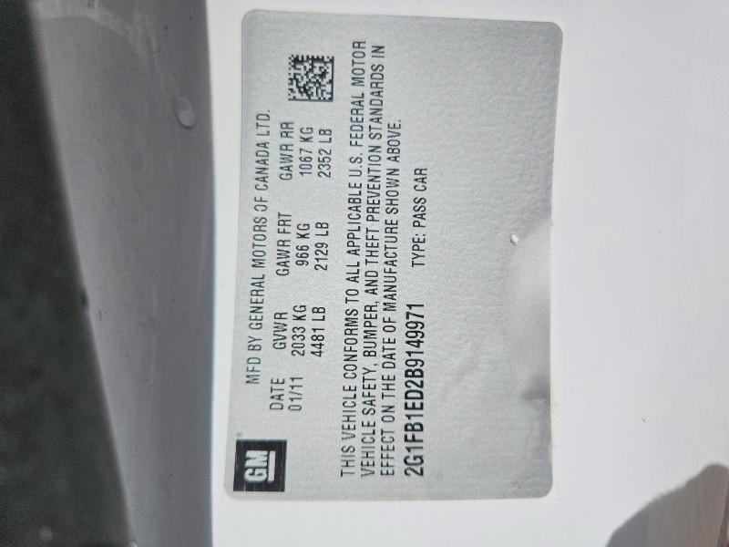 Продажа на аукционе авто 2011 Chevrolet Camaro, vin: 2G1FB1ED2B9149971, номер лота: 49972616