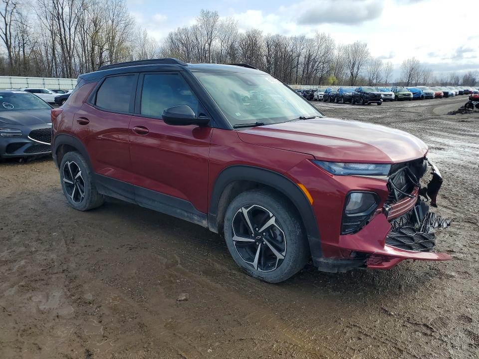 2022 Chevrolet Trailblazer მანქანა იყიდება აუქციონზე, vin: KL79MTSL9NB077334, აუქციონის ნომერი: 49387236