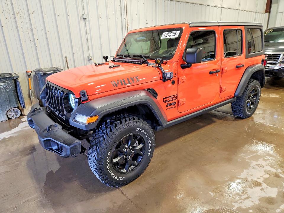 48275256 :رقم المزاد ، 1C4HJXDG2LW209998 vin ، 2020 Jeep Wrangler Unlimited مزاد بيع