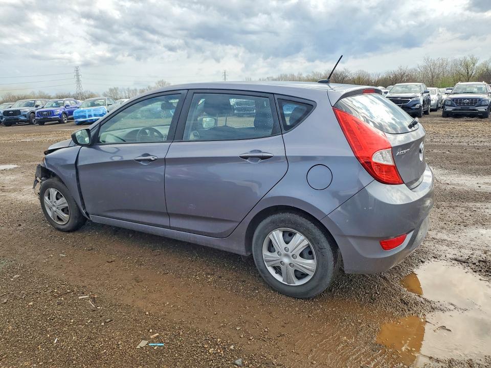 49724046 :رقم المزاد ، KMHCT5AE0HU310516 vin ، 2017 Hyundai Accent مزاد بيع