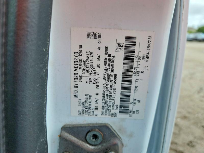 Продажа на аукционе авто 2014 Ford Transit Connect, vin: NM0LE7E76E1145099, номер лота: 48465796