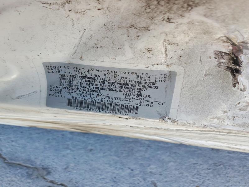Продажа на аукционе авто 2025 Nissan Versa, vin: 3N1CN8DV1SL838968, номер лота: 49098246