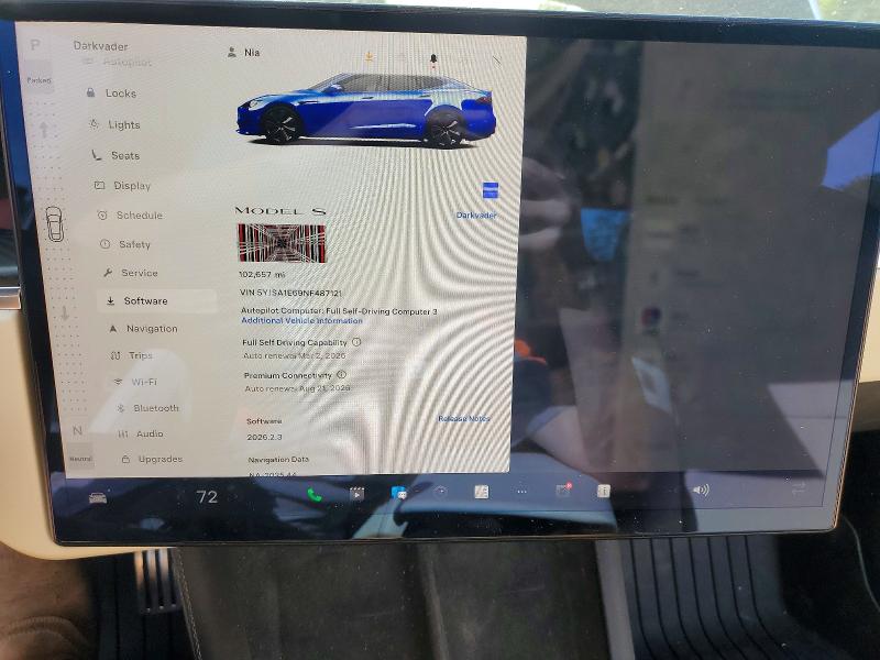 Aukcja sprzedaży 2022 Tesla Model S, vin: 5YJSA1E69NF487121, numer aukcji: 45936316