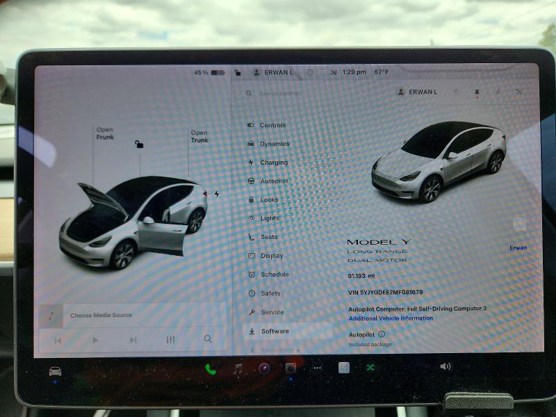 51377256 :رقم المزاد ، 5YJYGDEE2MF081679 vin ، 2021 Tesla Model Y مزاد بيع