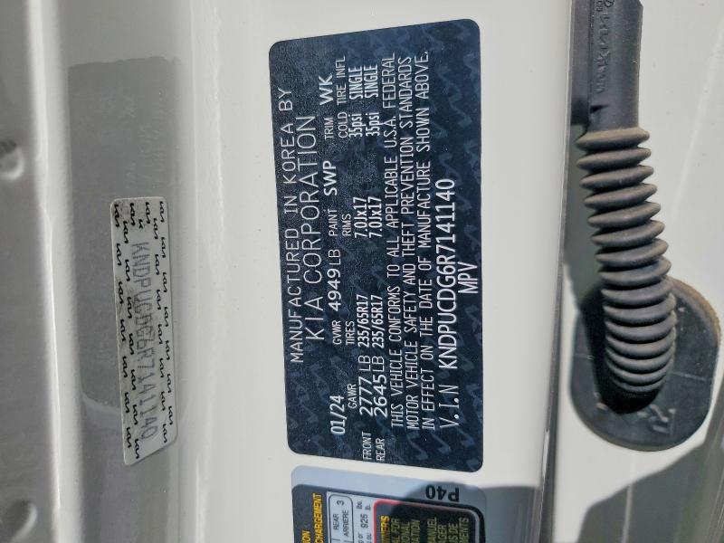 2024 Kia Sportage Hybrid მანქანა იყიდება აუქციონზე, vin: KNDPUCDG6R7141140, აუქციონის ნომერი: 51501026