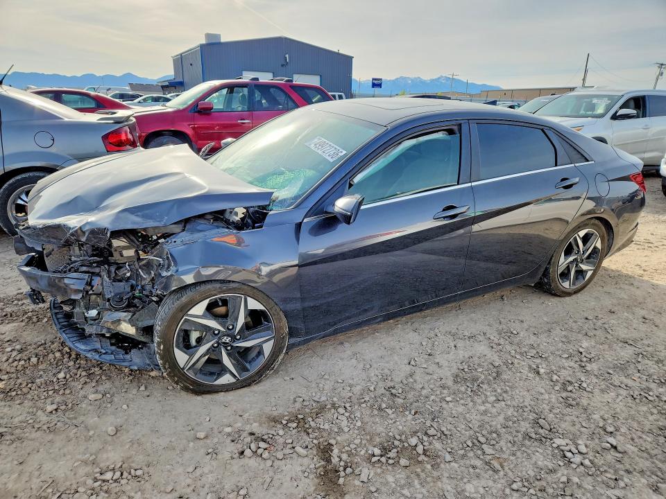 Продажа на аукционе авто 2021 Hyundai Elantra, vin: 5NPLN4AG4MH018642, номер лота: 49972736