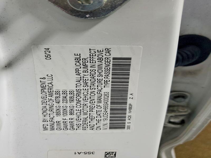 Продаж на аукціоні авто 2025 Acura Integra, vin: 19UDE4H66SA000263, номер лоту: 50282406