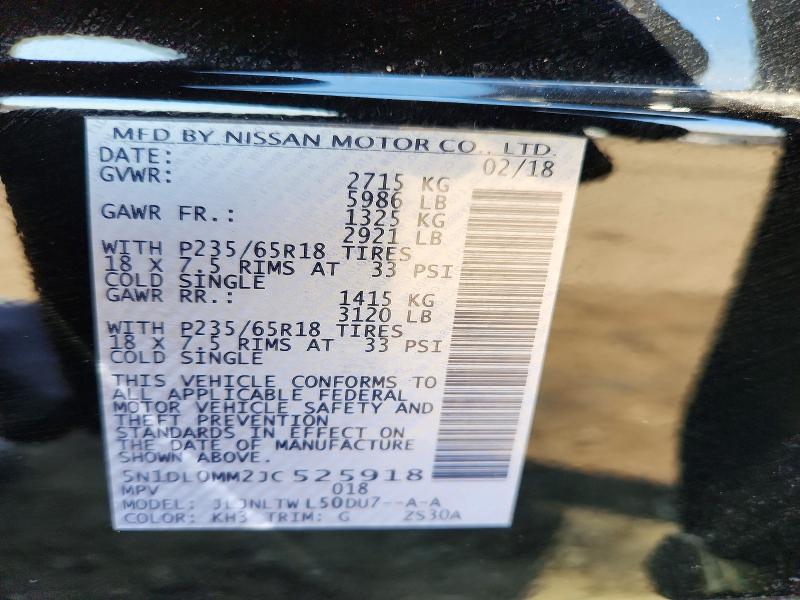 Продажа на аукционе авто 2018 Infiniti Qx60, vin: 5N1DL0MM2JC525918, номер лота: 49633596