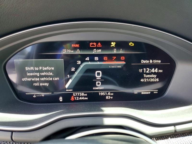 2021 Audi Sq5 მანქანა იყიდება აუქციონზე, vin: WA1C4AFY5M2100555, აუქციონის ნომერი: 50564226