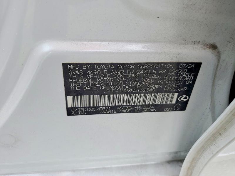 Продаж на аукціоні авто 2024 Lexus Is 300, vin: JTHCA1D2XR5132340, номер лоту: 51274916