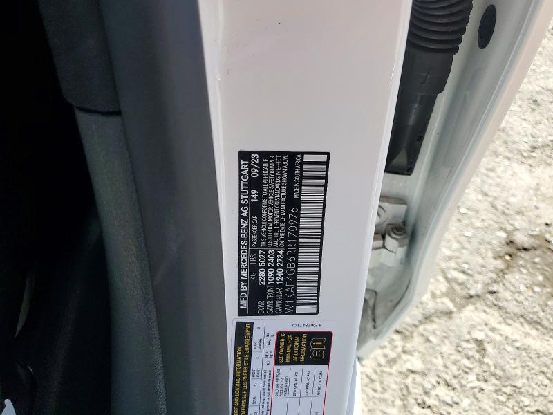 Продаж на аукціоні авто 2024 Mercedes-benz C, vin: W1KAF4GB6RR170976, номер лоту: 51465896