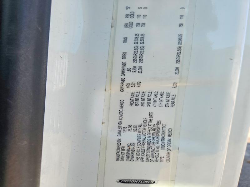 Продажа на аукционе авто 2019 Freigliner Cascadia 126, vin: 3AKJHLDR0KSKY2355, номер лота: 50472166