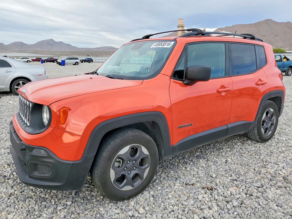 49893816 :رقم المزاد ، ZACCJAAT6GPD86775 vin ، 2016 Jeep Renegade مزاد بيع
