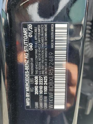 Продажа на аукционе авто 2020 Mercedes-benz C, vin: W1KWF8DBXLR572489, номер лота: 51805056