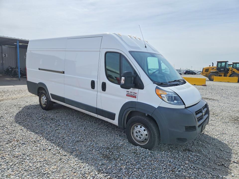 2017 Ram Promaster 3500 მანქანა იყიდება აუქციონზე, vin: 3C6URVJG8HE537077, აუქციონის ნომერი: 48260296