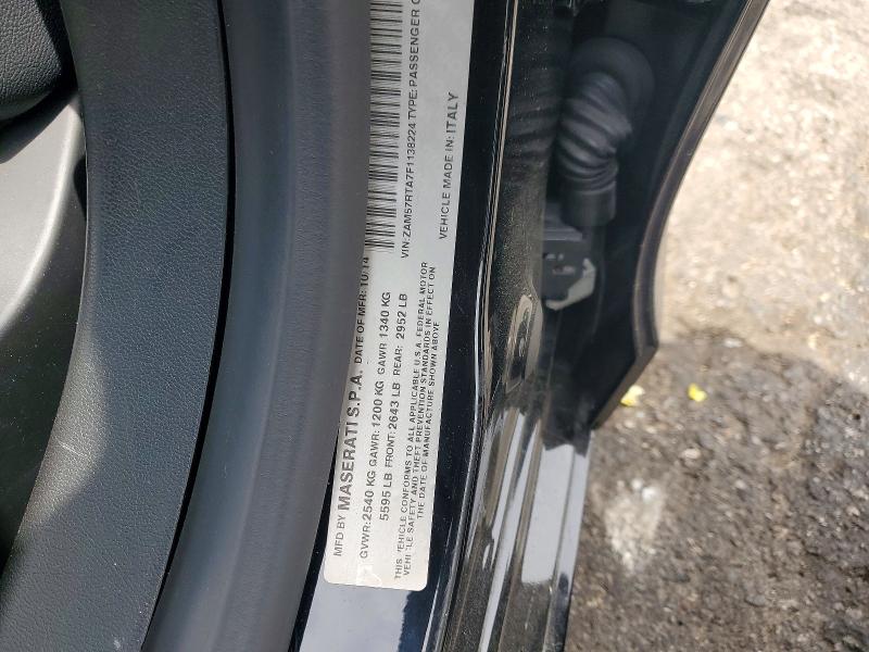 Aukcja sprzedaży 2015 Maserati Ghibli, vin: ZAM57RTA7F1138224, numer aukcji: 50286266