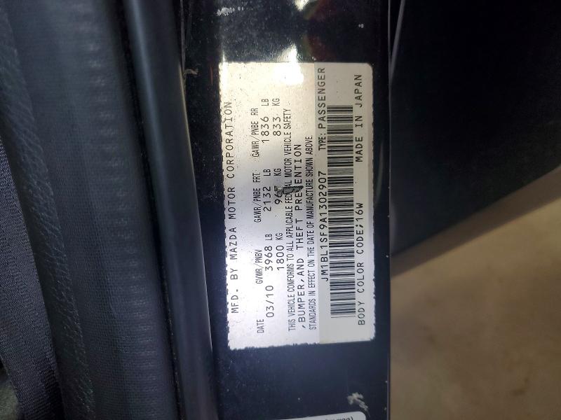 Aukcja sprzedaży 2010 Mazda 3, vin: JM1BL1SF9A1302907, numer aukcji: 51928016