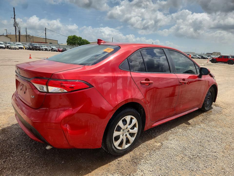 Продажа на аукционе авто 2020 Toyota Corolla, vin: JTDEPRAE3LJ109566, номер лота: 48836956