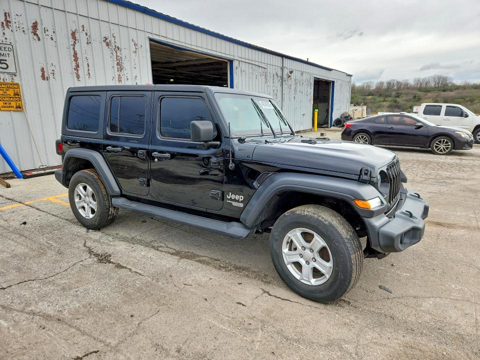 49146726 :رقم المزاد ، 1C4HJXDNXLW300743 vin ، 2020 Jeep Wrangler Unlimited مزاد بيع