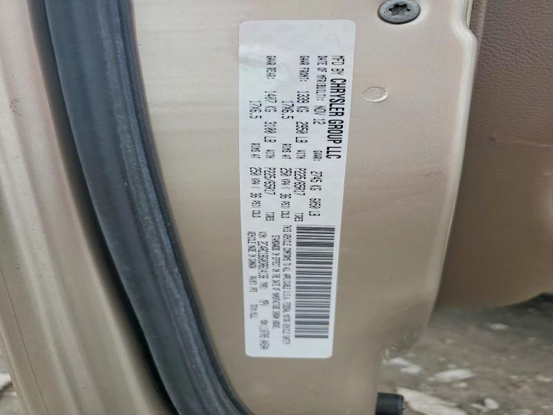 2013 Chrysler Town & Country მანქანა იყიდება აუქციონზე, vin: 2C4RC1BG0DR614136, აუქციონის ნომერი: 48319766