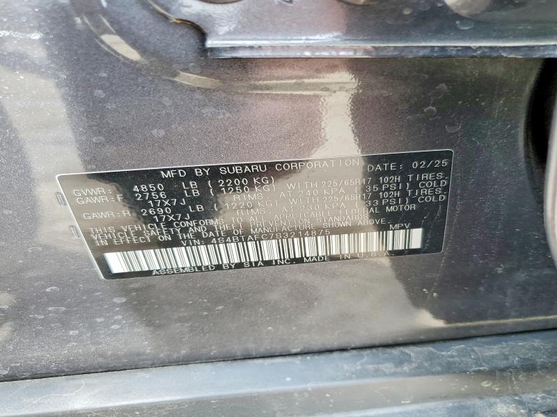 Продажа на аукционе авто 2025 Subaru Outback, vin: 4S4BTAFC7S3214875, номер лота: 49077176