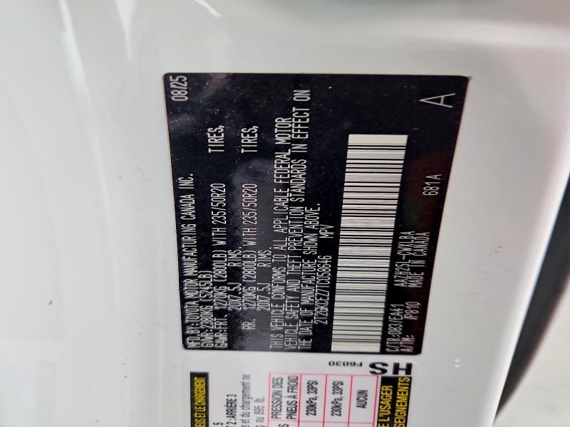 51675296 :رقم المزاد ، 2T2GKCEZ7TC058646 vin ، 2026 Lexus Nx 350h مزاد بيع