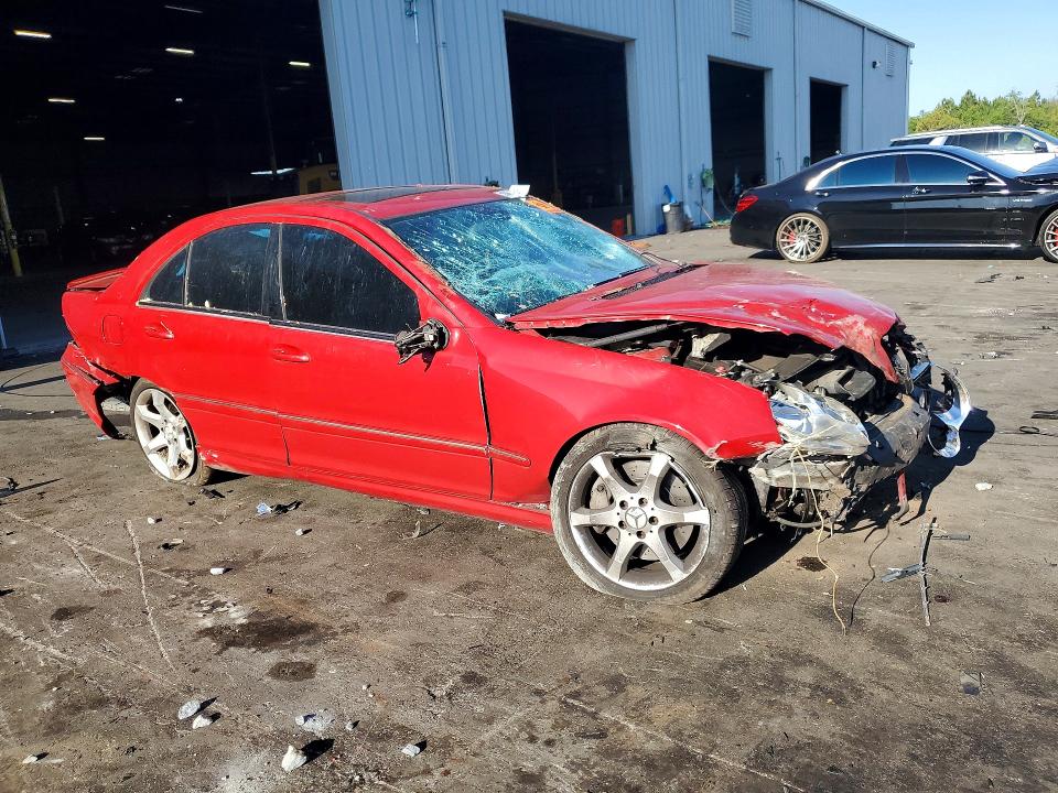 50847436 :رقم المزاد ، WDBRF52H67F923501 vin ، 2007 Mercedes-benz C مزاد بيع
